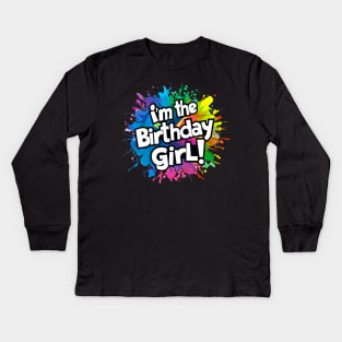 I'M The Paint Splash Kids Long Sleeve T-Shirt